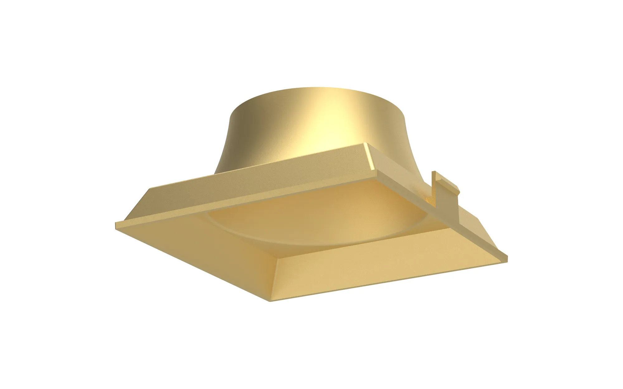 M9762  Sunrise 14W Square Led Spot light Inner Reflector,Matt Gold